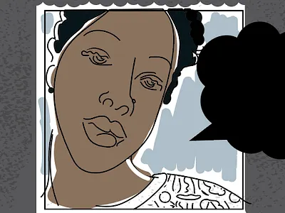 Got that Coogie on her adobe illustrator african american illustration vector