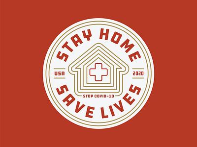 Stay Home branding covid19 design eau claire illustration savelives stayhome