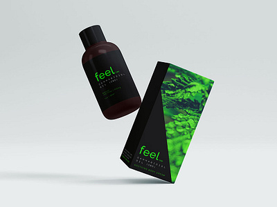 Feel CBD brand strategy cbd logo cbd packaging logo packaging