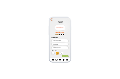 Dog E Data, UI Design animal app brand branding design fitbit form googi interactive mobile pet profile settings typography ui ux