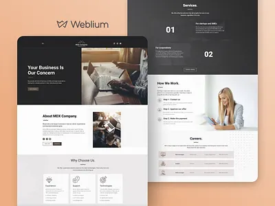 Business template template design webdesign website builder website design website template