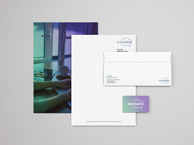 Mentality Stationery branding businesscard cd ci corporate design corporate identity letter logo mentality stationery