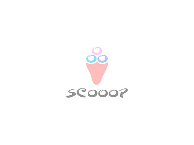 Scooop Logo Design Challenge Day 27 abstract branding cool creative dailylogo dailylogochallenge day 27 design femine icecream illustration logo logodesign logodesignchallenge logodesigners scooop simple watercolor