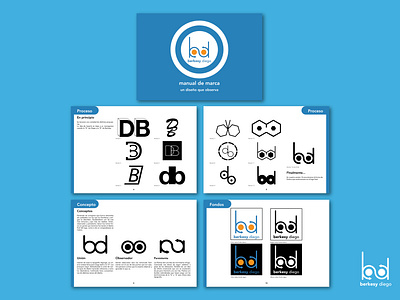 Manual de marca Diego / Brand manual Diego adobe illustrator argentina brand brand identity branding design illustration indesign logo manual de marca