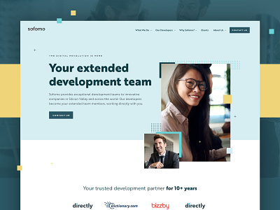 Home page design agency design agency development digital design san francisco ui design visual design web design