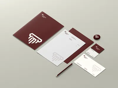 Brand Identity for a Law Firm adobe brand design branding flat foystudio identity identity design law firm logo logo mark minimal typography