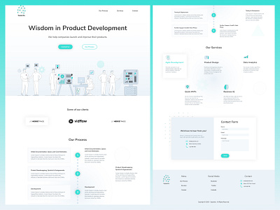 Development Agency - Landing Page agency landing page agency website app landing page business landing page clean development landing page landing page landing page design minimalist minimalistic modern page design ui ux ui ux design ui ux designer web design business webdesign website website design white space design