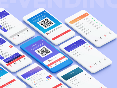 E-vending app app design design ui