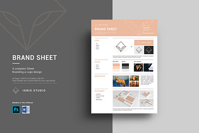 Brand Sheet brand identity brand sheet brand studio branding branding kit design mood mood broad