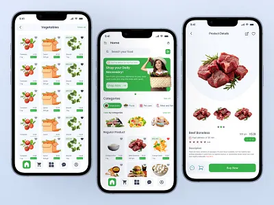 Professional online grocery shop UX UI mobile app design app app design app ui design delivery service ecommerce app food delivery food delivery app grocery app grocery mart grocery shop grocery store health care healthy food nutrition app restaurant app ui ui design ux ux design vegetable