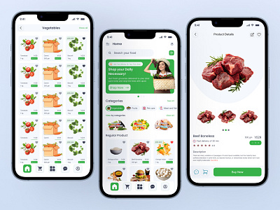 Professional online grocery shop UX UI mobile app design app app design app ui design delivery service ecommerce app food delivery food delivery app grocery app grocery mart grocery shop grocery store health care healthy food nutrition app restaurant app ui ui design ux ux design vegetable