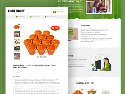 eBay Listing Template Design for Home & Garden Products branding clean design design ebay ebay template ecommerce figma design graphic design landing page minimal design product product page single page ui web design