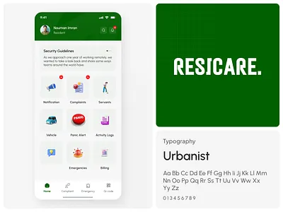 ResiCare - Community Management App Design app design app ui appdesign communityapp design figma graphic design minimaldesign mobileappdesign modernui smartliving societymanagement townmanagement ui ui ux uiux userexperience