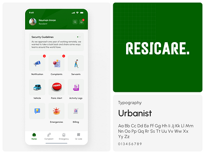 ResiCare - Community Management App Design app design app ui appdesign communityapp design figma graphic design minimaldesign mobileappdesign modernui smartliving societymanagement townmanagement ui ui ux uiux userexperience