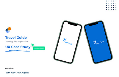 Case Study - Travel Guide branding ui
