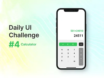 Calculator - Daily UI Challenge #04 004 04 challenge dailyui dailyui04 dailyui4 dailyuichallenge ui