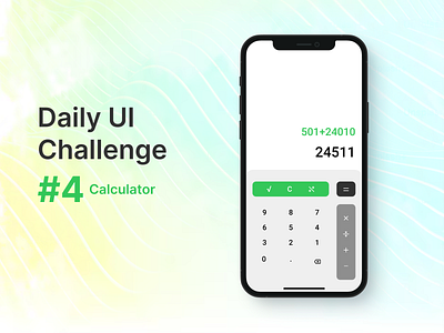 Calculator - Daily UI Challenge #04 004 04 challenge dailyui dailyui04 dailyui4 dailyuichallenge ui