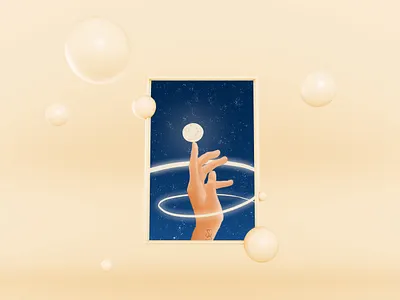 ¿ Is everything on my finger ? digital art drawing hellodribbble illustration illustration art imagination myworld shining