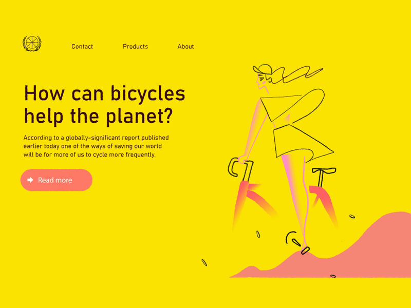 Cyclin animation animation design illustration layout web