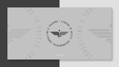 Mid-America Safety & Environmental Logo branding design lines logo logo design monochrome simple vector