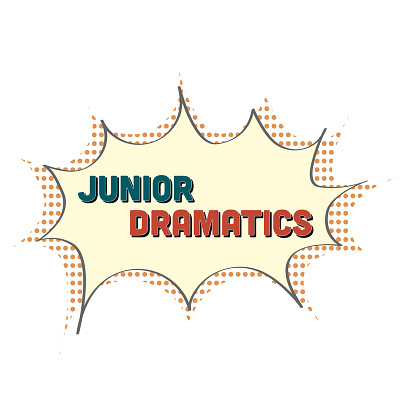 Junior Dramatics Logo Mock-Up 1 branding design illustration logo vector