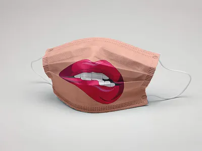 Stay_Home_Stay_Safe animation concept corona coronavirus design dribbble face mask girl home illustration lips logo mask motion design mouth seduction sexy girl stay home stay safe vector