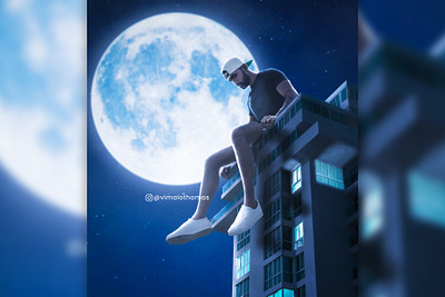 The Lonely Night | Concept Art | Image Manipulation animation branding design graphic design illustration image manipulation logo manipulation nightlife photoshop photoshop art typography vector