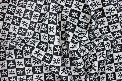 B&W Floral Fabric blackandwhite fabric fabric design fashion