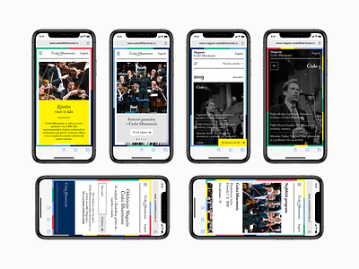 Czech Philharmonic – web concepts 1 app branding concept design interface iphone logo najbrt studio najbrt ui website