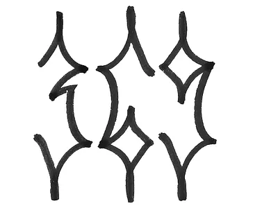 Pichação font illustrator indie movie number pichação pictogram typogaphy