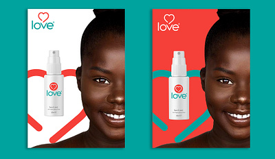 Love Cosmetics branding logo