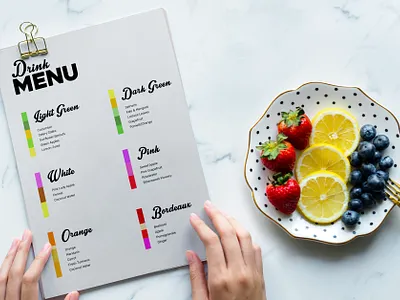 Pere - Artistic Juice Mixes Menu branding cafe design food food and drink illustration juice menu mix smoothie typography