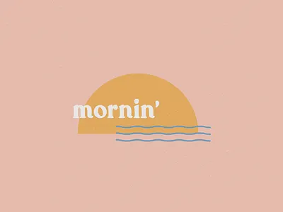 mornin' flat illustration retro