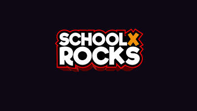 school x vector illustration design illustration logo typography vector