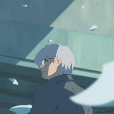 Solo anime art artwork character illustration manga