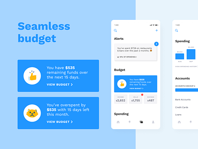 Albert budget cards albert app branding clean design finance fintech goals illustration mobile profile saving savings ui ux