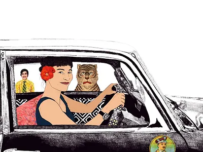 Le Passage to India book cover illustration