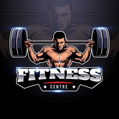 Bodybuilding Mascot Logo concept fitness health illustration logo mascot mascot logo muscle sport vector