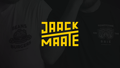 Rebrand | JaackMaate art beans and burgers bjorklidesign branding design graphic design honeycomb on the brie illustration jaackmaate logo merch merchandise vector youtube