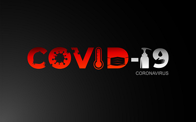 Covid-19 (Conoravirus) 2d adobe background coronavirus covid19 creative design flat graphic illustration illustrator typography vector