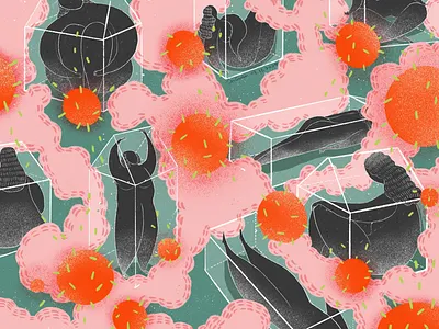 Stay Home artwork digital illustration illustration procreate quarantine stay home virus