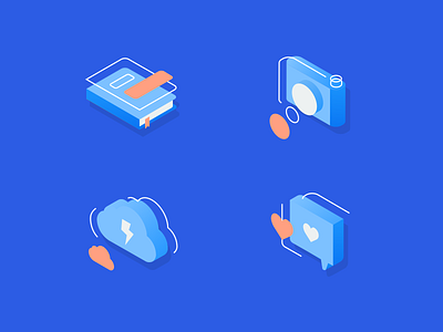 2.5D ICON icon illustration logo ui