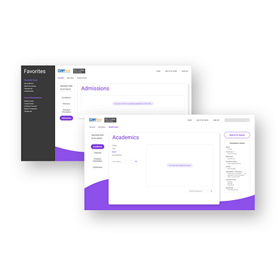 UI Design for CUNYfirst graphic design minimal modern ui ui ux ui design ux web design webdesign website