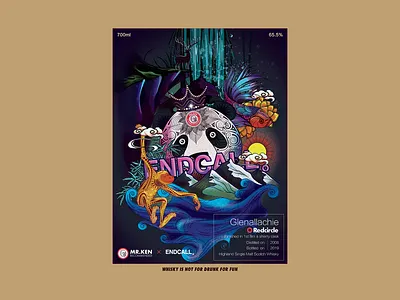 Whisky Labels illustration