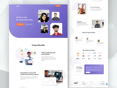 Hiring branding design typography ui ux web website