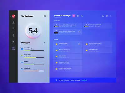 Colorful file manager for Trend Micro - Web Design cloud clouds color dashboard file information security opacity sphere trend trend micro web design webdesign تجربة المستخدم