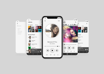 UI Design for Music App app app design app icon app ui app ui ux minimal mobile mobile app mobile app design mobile ui ui ui design uidesign ux uxdesign uxdesigns visual