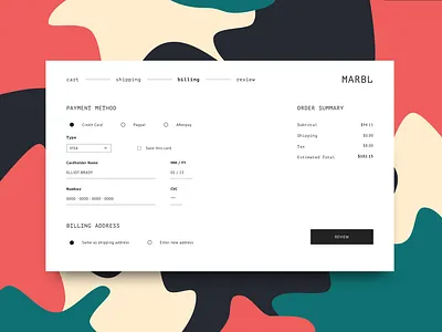 Daily UI 002 - Credit Card Checkout 002 branding credit card credit card checkout daily ui challenge dailyui dailyui 002 desktop ui web