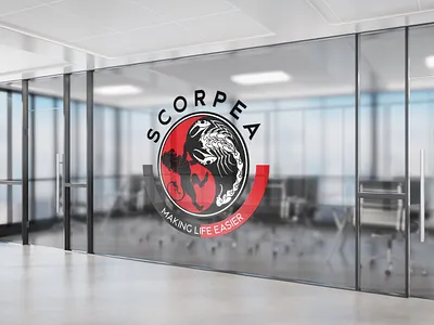 Scorpion and Lion Round Logo branding branding design business businesscard entrepreneur graphic graphicdesign logo logodesign logodesigner minimalist office professional round logo typography unique