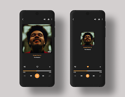 music player app design dailyui design figmaafrica figmadesign music player ui design